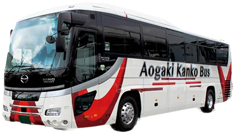 Aogaki Bus wheelchair-lift large coach